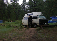 Bus Camping Photo