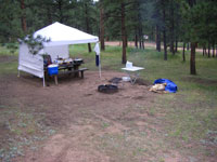 Camping Set Up Photo